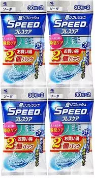 Speed Breath Care Instant Breath Refresh Soda Mint 30 tablets 2 packs x 4 sets