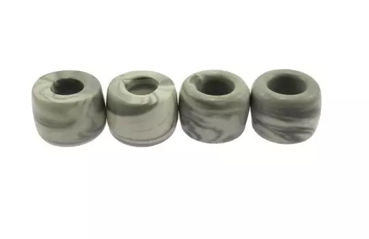 speed mao simple stylish toothbrush stand ceramic set of 4 marble gray