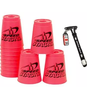 Speed Stacks Standard + Quick Holder Set, популярная корейская игра