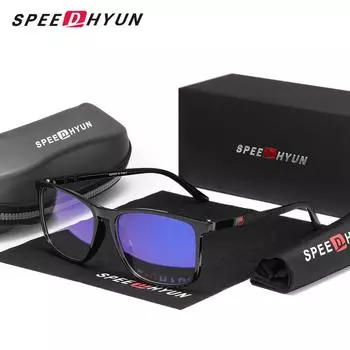 SPEEDHYUN Advanced Anti-Blue Light Glasses with Anti-Reflective Coating Technology чёрный