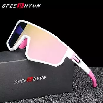 SPEEDHYUN легкие солнцезащитные очки Wayfarer UV400 и поляризованные для путешествий чёрный