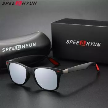 SPEEDHYUN Поляризованные солнцезащитные очки для вождения Классический дизайн и антибликовое покрытие чёрный