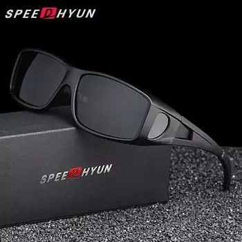 SPEEDHYUN Retro Design Polarized Sunglasses UV400 Women Men Outdoor Sports Eyewear Accessory Unisex