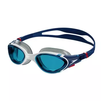 Speedo Swimming Goggles Biofuse Goggles One Size Fits Most Unisex SE02301 Re-Flex Anti-Fog White/Blue