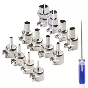 SPEEDWOX 12 шт. сменный комплект насадок для термофена для паяльной станции серии 850, инструмент для ремонта воздушного насоса, аксессуары для термофена