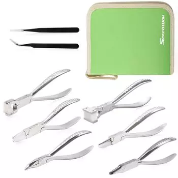 SPEEDWOX Eyeglass Pliers Adjusting Pliers Including Nose Pad Arm Bending Adjusting Pliers Adjusting Arm Frame Pliers Frame Pliers Repairing Pliers