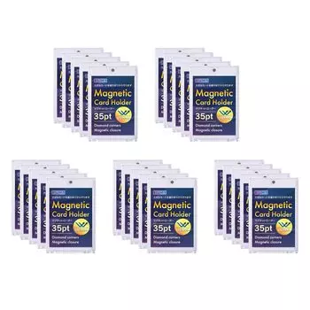 SPICA UV Cut Магнитный погрузчик 35pt Защитный чехол для коллекционных карт Защита коллекционных карт Хранение Дисплей (Набор 25)