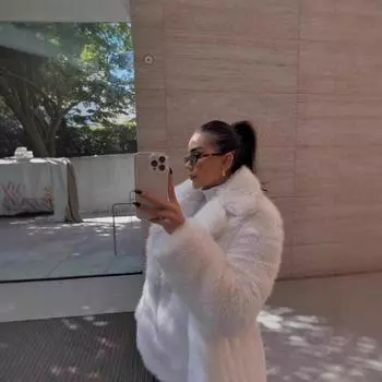 Spice girl с высоким темпераментом, искусственный мех, экологически чистый, пушистый, короткий, теплый, свободный, универсальный, модный, новый, зимний, для девочек S белый