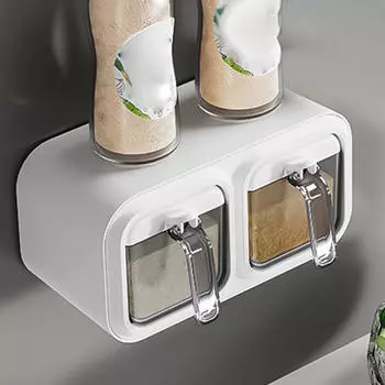 , баночки для специй, практичная бутылка с несколькими дозаторами для аксессуаров для перца в отеле 2 Grid Gray