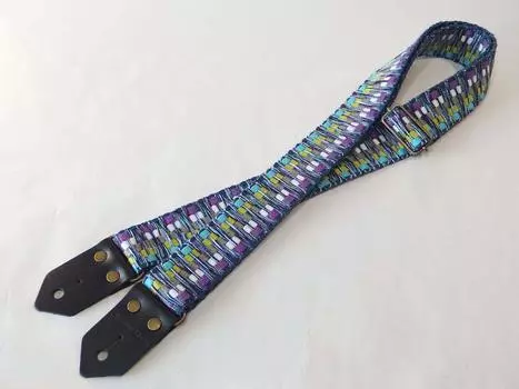 Spice Note Gevaert HippyShake Guitar Strap, ES-G40HSBLU, Blue