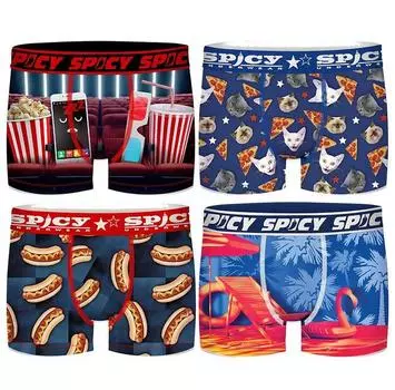 Spicy T726 боксеры 4 шт. M