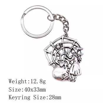 Spider Bat Keychains Pendant Items Jewelry Materials