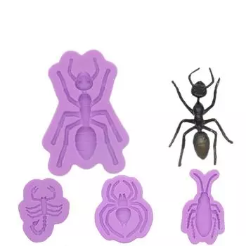 Spider Silicone Cake Baking Mold Sugarcraft Chocolate Cupcake Mould Resin Candy Fondant Decorating Tools One Size