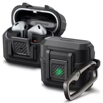 Spigen Galaxy Buds 3 3 Функция блокировки чехла Беспроводная зарядка Защита от потери с карабином Интегрированный противоударный чехол Поглощение ударов Зарядный индикатор