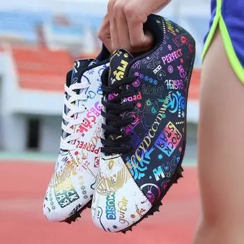 Spike shoes track and field sprint men s professional spike shoes women s middle and long running shoes students high school entrance examination four 34