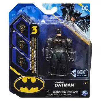 Spin Master Batman DC 2022 Боевая фигурка 4 дюйма чёрный