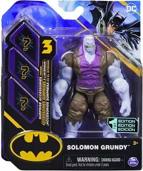 Spin Master DC BATMAN 2022 Соломон Гранди Фигурка 4 дюйма фиолетовый