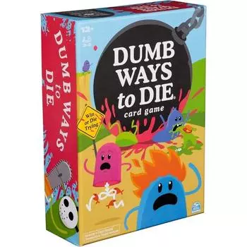 Spin Master Games, Dumb Ways To Die — вирусная карточная игра, подходящая для колледжа, дней рождения и многого другого, семейных игр, игр для вечеринок DUMB