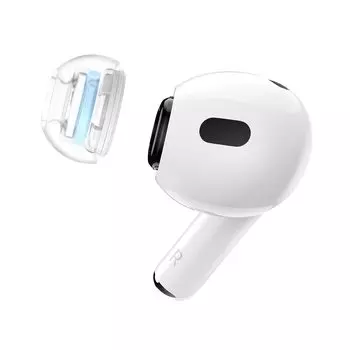 SpinFit Spin Fit SuperFine AirPods Pro Compatible with 1st 2nd Generation Medical Silicone Earpieces pair of medium pair of adapters & (1 size/1