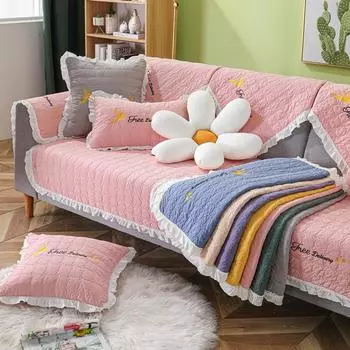 Спинка дивана, подлокотник, полотенце, универсальный защитный чехол для мебели, чехол для дивана, доступен на четыре сезона, нескользящий для гостиной 70x70