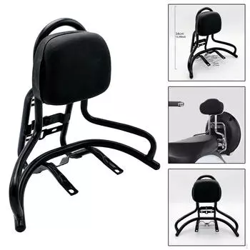 Спинка Задняя Подушка Спинки Кронштейн Багажника Багажная Полка Мотоциклетные Аксессуары чёрный