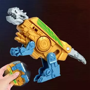 Spinner Deformed Dinosaur Folding Rotating Printing 2-in-1 Fingertip Gyro Children s Decompression Toy