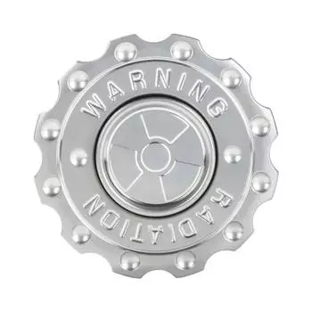 Спиннер для игрушек Fidget Spinner 2 в 1 EDC игрушка для снятия стресса Ядерное оружие Гироскоп на кончик пальца из нержавеющей стали Расслабляющий чёрный