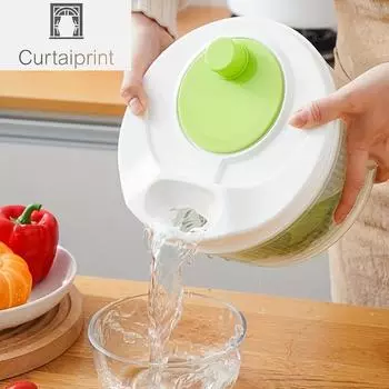 Спиннер для салата, сушилка для овощей, фруктов, сливная корзина для еды, дегидратор, быстрая стирка, сушка, ручная центрифуга, кухонный бытовой инструмент
