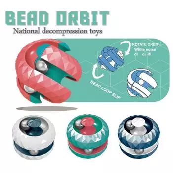Спиннер для снятия стресса, компактный для раннего образования, новинка, шариковая дорожка, пинбол, гироскоп, куб для детей