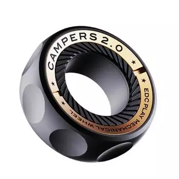 Спиннер для снятия стресса, самодельное магнитное кольцо-фиджет с увлекательными звуками, игрушки из нержавеющей стали для повседневного использования, идеально подходят для работы, учебы, ожидания и т. д. 3.5*3.5cm серебряный