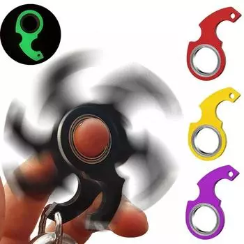 Спиннер, игрушка-стресс, брелок, металлическая игрушка-иджет, детский вращающийся брелок на кончиках пальцев, кольцо для снятия тревоги, скуки, подарок на вечеринку