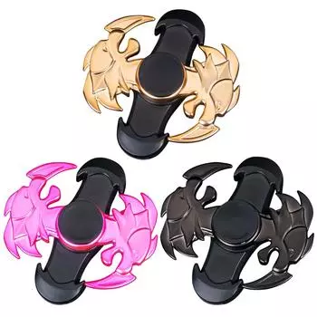 Спиннер Kazoo, вращающийся простой инструмент Kazoos из алюминиевого сплава, маленький музыкальный инструмент Kazoo, подарки для любителей музыки золотой