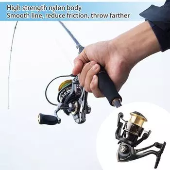 Спиннинговая катушка 4+1 Metal BB 5.2: 1 передаточное число, легкая литая ручка, колесо для морской и пресноводной рыбалки, аксессуары для рыбалки на открытом воздухе S