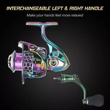 Спиннинговая катушка 9+1BB 5.2:1 со сменной левой и правой ручкой SG2508