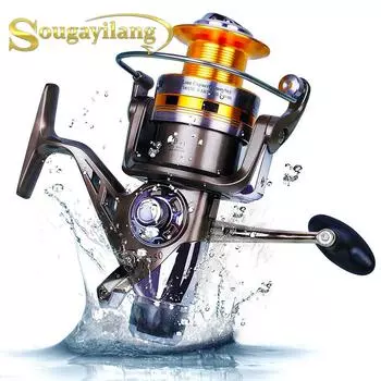 Катушка для ловли карпа спиннингом с двойным фрикционом и металлической шпулей KS30/KS40/KS50/KS60 10BB KS30