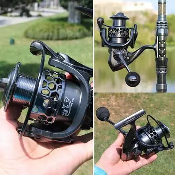 Рыбаловная снасть Приманка с запасной катушкой Saugayilang 5.5:1 Передаточное вращение катушки 1000