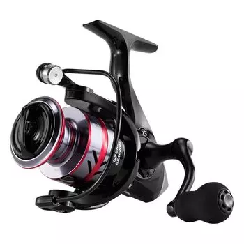 Спиннинговая Легкая Рыболовная Катушка с Плавной Тормозной Системой, Черно-Красная, Катушка, (DH7000)
