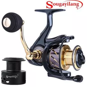 Спиннинговая рыболовная катушка 13 + 1 BB Bass Металлическое гладкое рыболовное колесо Лодка Карп Дорожная рыболовная катушка EC1000