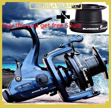 Спиннинговая рыболовная катушка Carbon Drag 22LB Карповые катушки 7000