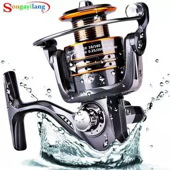 Спиннинговая рыболовная катушка, металлические рыболовные снасти WQ2000-5000 2000