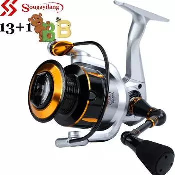 Спиннинговая рыболовная катушка, рыболовное колесо с левой/правой ручкой, спиннинговая катушка для троллинга и ловли карпа kr0-20-b