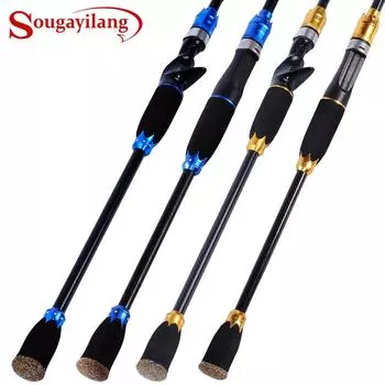 Спиннинговая удочка для кастинга, керамические направляющие из углеродного волокна, прочное катушкодержатель, легкие удочки 1.8M Casting Rod синий