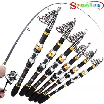 Спиннинговая удочка из углеродного волокна 99%, форель, карп, телескопическая удочка, морская удочка, литейная удочка 1.8 m