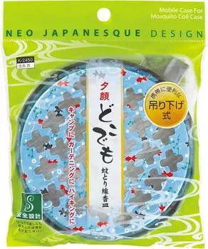 Спиральная пластина от комаров Kiyo Pyrethrum Yugao Hanging Anywhere Blue 1 шт. 1 шт. K-2500 13,518,518,9 см