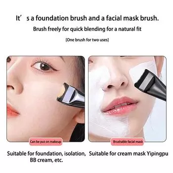 Спиральная ручка, кисть для тональной основы, ультратонкая, не оставляющая следов кисть для нанесения консилера, кисть для маски, плоская головка, легкие, мягкие инструменты для ухода за волосами