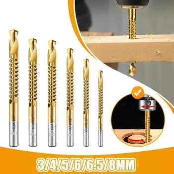 Спиральное метрическое составное сверло с метчиком, муфтовое сверло для резки, сверления и кручения используется для резки, сверления и прорезания пазов.