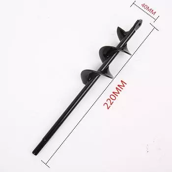 Спиральное сверло для садоводства и рыхлой почвы - Электрическое сверло для грунта Seedling lifter