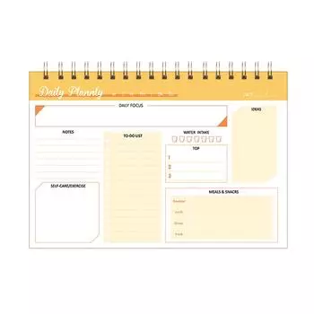 Спиральный блокнот, ежедневник, блокнот-планировщик, блокнот на спиральной основе формата А5 One Size