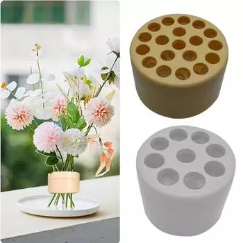 Спиральный держатель для стебля икебаны, держатель для цветочной композиции, универсальный дизайн, прочный, надежный, многоразовый, твистер для цветочного букета Large жёлтый