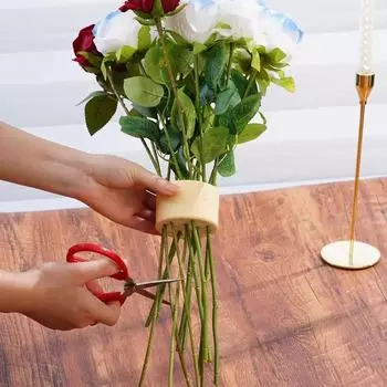 Спиральный держатель для стебля икебаны Спиральный держатель для стебля ваз Держатель для цветочной композиции для украшения дома и офиса Цветок